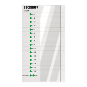 Beckhoff KL8519 16-channel digital input signal module Turkiye