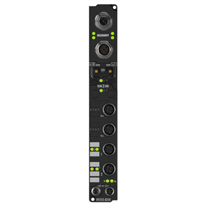 Beckhoff IP2512-B318 Fieldbus Box, 2-channel PWM output, PROFIBUS, 24 V DC, 25 A, M12, integrated T-connector