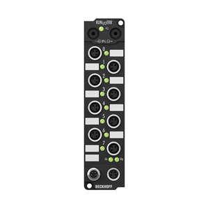 Beckhoff IE1011 Extension Box, 8-channel digital input, 24 V DC, 02 ms, M8