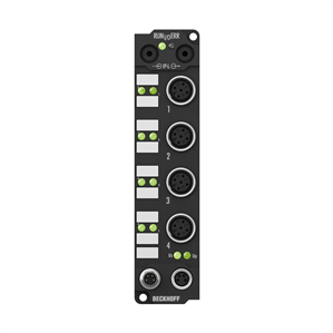 Beckhoff IE3312 Extension Box, 4-channel analog input, temperature, thermocouple, M12