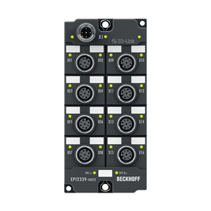 Beckhoff EPI2339-0022 IO-Link box, 16-channel digital combi, 24 V DC, 3 ms, 05 A, M12 Turkiye