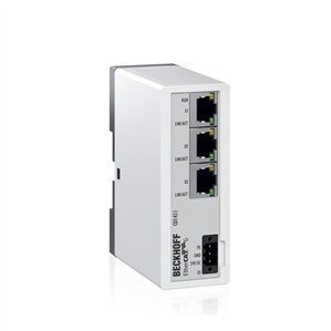 Beckhoff CU1411 Infrastructure, 1-port branch controller, EtherCAT G, 24 V DC, RJ45