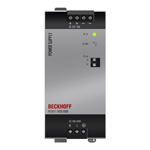 Beckhoff PS1011-2420-0000 Power supply PS1000; output: 24 V DC, 20 A; input: AC 100…240 V, 1-phase