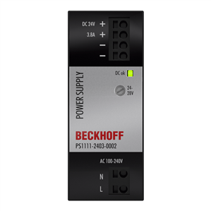 Beckhoff PS1111-2403-0002 Power supply PS1000; output: 24 V DC, 38 A; input: AC 100…240 V, 1-phase Turkiye