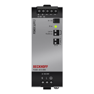 Beckhoff PS2001-4810-0000 Power supply PS2000; output: 48 V DC, 10 A; input: AC 100…240 V/DC 110…150 V, 1-phase Turkiye