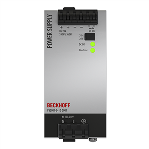 Beckhoff PS3001-2410-0001 Power supply PS3000; output: 24 V DC, 10 A; input: AC 100…240 V/DC 110…150 V, 1-phase Turkiye