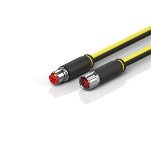 Beckhoff ZK7314-3431-Axxx B23, ENP cable, PUR, 5 G 40 mm² + (1 x 4 x AWG22), drag-chain suitable, key 1 (2 x 24 V DC + PE) Turkiye