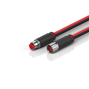 Beckhoff ZK7314-3431-0xxx B23, ECP cable, PUR, 5 G 40 mm² + (1 x 4 x AWG22), drag-chain suitable, key 1 (2 x 24 V DC + PE)
