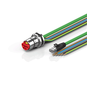 Beckhoff ZK7714-BZ00-Axxx B23, ENP cable, PUR, 5 G 40 mm² + (1 x 4 x AWG22), drag chain suitable, key 2 (400 V AC) Turkiye