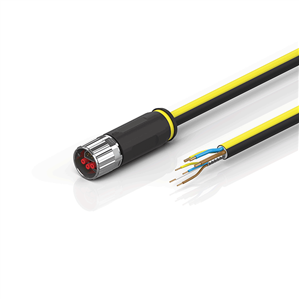Beckhoff ZK7906-1900-Axxx ENP cable, PUR, 3 G 15 mm² + (1 x 4 x AWG22), drag chain suitable, key 3 (user-defined voltage)