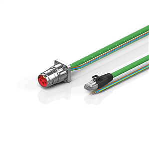 Beckhoff ZK7906-BL00-Axxx ENP cable, PUR, 3 G 15 mm² + (1 x 4 x AWG22), drag chain suitable, key 3 (user-defined voltage)