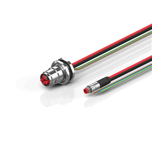 Beckhoff ZK7906-BM00-0xxx B17, ECP cable, PUR, 3 G 15 mm² + (1 x 4 x AWG22), drag chain suitable, key 3 (user-defined voltage)
