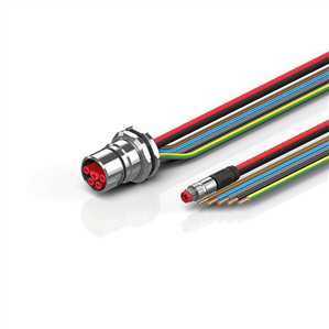 Beckhoff ZK7A14-CA00-0xxx B23, ECP cable, PUR, 5 G 40 mm² + (1 x 4 x AWG22), drag chain suitable, key 3 (user-defined voltage)