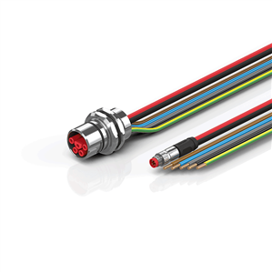 Beckhoff ZK7714-AW00-0xxx B23, ECP cable, PUR, 5 G 40 mm² + (1 x 4 x AWG22), drag chain suitable, key 2 (400 V AC) Turkiye