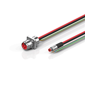 Beckhoff ZK7610-AH00-0xxx B17, ECP cable, PUR, 3 G 25 mm² + (1 x 4 x AWG22), drag chain suitable, key 2 (230 V AC) Turkiye