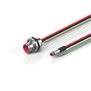 Beckhoff ZK7606-AJ00-0xxx B17, ECP cable, PUR, 3 G 15 mm² + (1 x 4 x AWG22), drag chain suitable, key 2 (230 V AC)