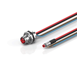 Beckhoff ZK7224-AO00-0xxx B17, ECP cable, PUR, 4 x 15 mm² + (1 x 4 x AWG22), drag chain suitable, key 1 (2 x 24 V DC)