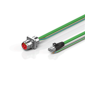 Beckhoff ZK7210-AH00-Axxx B17, ENP cable, PUR, 3 G 25 mm² + (1 x 4 x AWG22), drag chain suitable, key 1 (24 V DC) Turkiye