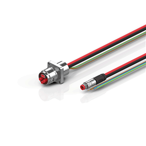 Beckhoff ZK7210-AG00-0xxx B17, ECP cable, PUR, 3 G 25 mm² + (1 x 4 x AWG22), drag chain suitable, key 1 (24 V DC)