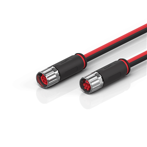 Beckhoff ZK7208-3031-0xxx B17, ECP cable, PUR, 5 G 15 mm² + (1 x 4 x AWG22), drag chain suitable, key 1 (2 x 24 V DC + PE)