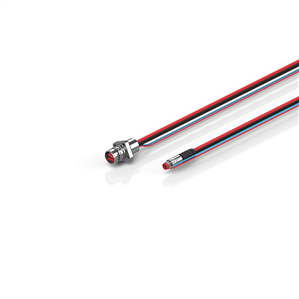 Beckhoff ZK7102-AA00-0xxx B12, ECP cable, PUR, 2 x 075 mm² + (1 x 4 x AWG22), drag chain suitable, key 1 (24 V DC) Turkiye