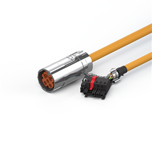 Beckhoff ZK4800-8025-xxxx Motor connection cable 4 mm² with M40 speedtec® plug system, drag-chain suitable