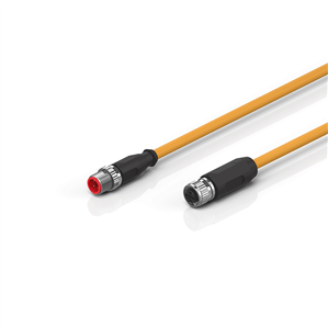 Beckhoff ZK4000-6877-0xxx Motor connection cable 075 mm² with M12 high-power plug (t coded), drag-chain suitable Turkiye