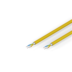 Beckhoff ZB9035 Industrial Ethernet/EtherCAT cable, shielded, PUR, 1 x 4 x AWG26, drag-chain suitable, Cat5, yellow