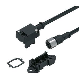 IFM FC connector, M12, V2A, 1m AS-Interface yassı kablo için vampir dişli soket Turkiye