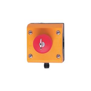 IFM E-stop key switch IP67 AS-i bağlantısı ile birleştirilmiş anahtarla bırakmalı acil durudurma butonu Turkiye