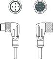 Leuze KDS DN-M12-5W-M12-5W-P3-100 Bağlantı kablosu