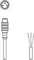 Leuze KS U-M8-3A-P1-050 Bağlantı kablosu