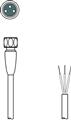Leuze KD U-M8-3A-T0-100 F+B Bağlantı kablosu
