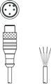 Leuze CB-M12-2000-4GMB Bağlantı kablosu