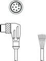 Leuze CB-M12-10000-8WM Bağlantı kablosu