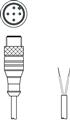 Leuze KS PB-M12-4A-P3-100 Bağlantı kablosu