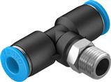 Festo QST-1/8-6-100 T-Çabuk Bağlantı Rakoru