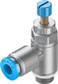 Festo GRLA-1/8-QS-6-RS-D Tek yönlü akış kontrol valfleri