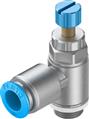 Festo GRLA-1/4-QS-10-RS-D Tek yönlü akış kontrol valfleri