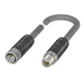 Balluff BCC M415-M415-3L-386-PX85A5-050 Çift uçlu kablo setleri