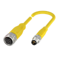 Balluff BCC M415-M313-3F-300-VX43T2-050 Çift uçlu kablo setleri
