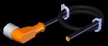 Euchner C-M12F05-05XDIFPV05,0-GA-045523 Connecting cable with angled plug connector M12, 5-pin, 5 m