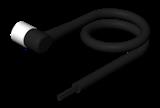 Euchner C-M12F08-07X025PV10,0-MA-100456 Connecting cable with angled plug connector M12, 8-pin, 10 m