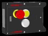 Euchner MGB-L0-ARA-AB8A1-M-106106 Interlocking module MGB-L0-ARA, with 2 pushbuttons, emergency stop