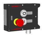Euchner MGB-L0-ARA-AC4A1-S1-R-117083 Locking module MGB-L0-ARA (guard locking by spring force) with 2 pushbuttons, emergency stop, RC18