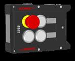 Euchner MGB-L1-APA-AP4A1-M-R-137326 Locking module MGB-L1-APA (guard locking by spring force) with 3 pushbuttons, emergency stop