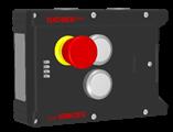 Euchner MGB-L1-ARA-AG2A1-M-114784 Locking module MGB-L1-ARA, (guard locking by spring force) with 2 pushbuttons, emergency stop