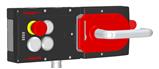 Euchner MGB-L1HE-APA-R-158118 Locking set MGB-L1H-APA (guard locking by spring force) with 3 pushbuttons, emergency stop, RC18