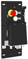 Euchner MGB-L2B-EIA-R-127676 Locking module MGB-L2-EI (guard locking by solenoid force) with 2 pushbuttons, emergency stop