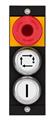 Euchner MSM-1-P-CA-BPP-D5-161589 Submodule MSM-1-P (illuminated emergency stop, 2 illuminated white pushbuttons with symbol)